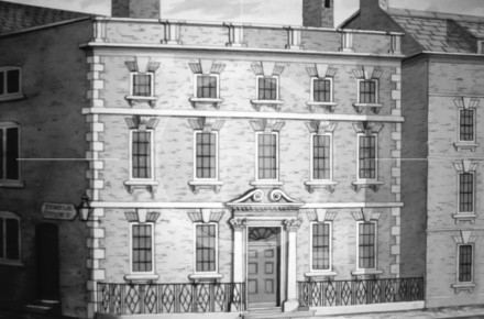 Globe Chambers, John Street, 1830
